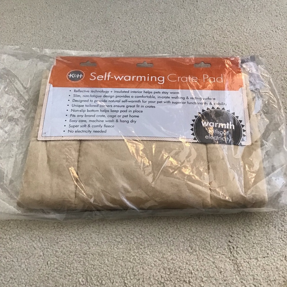 (NIP) K&H Self-Warming Crate Pad